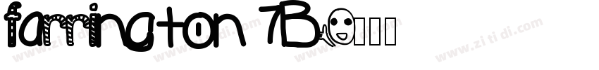 farrington 7B字体转换
